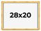 20x28 Minimalist Shadow Box Picture Frame with UV-Resistant Acrylic & Acid Free Backing, Available in 5 Finishes - Black, Brown, Gold, Silver, White